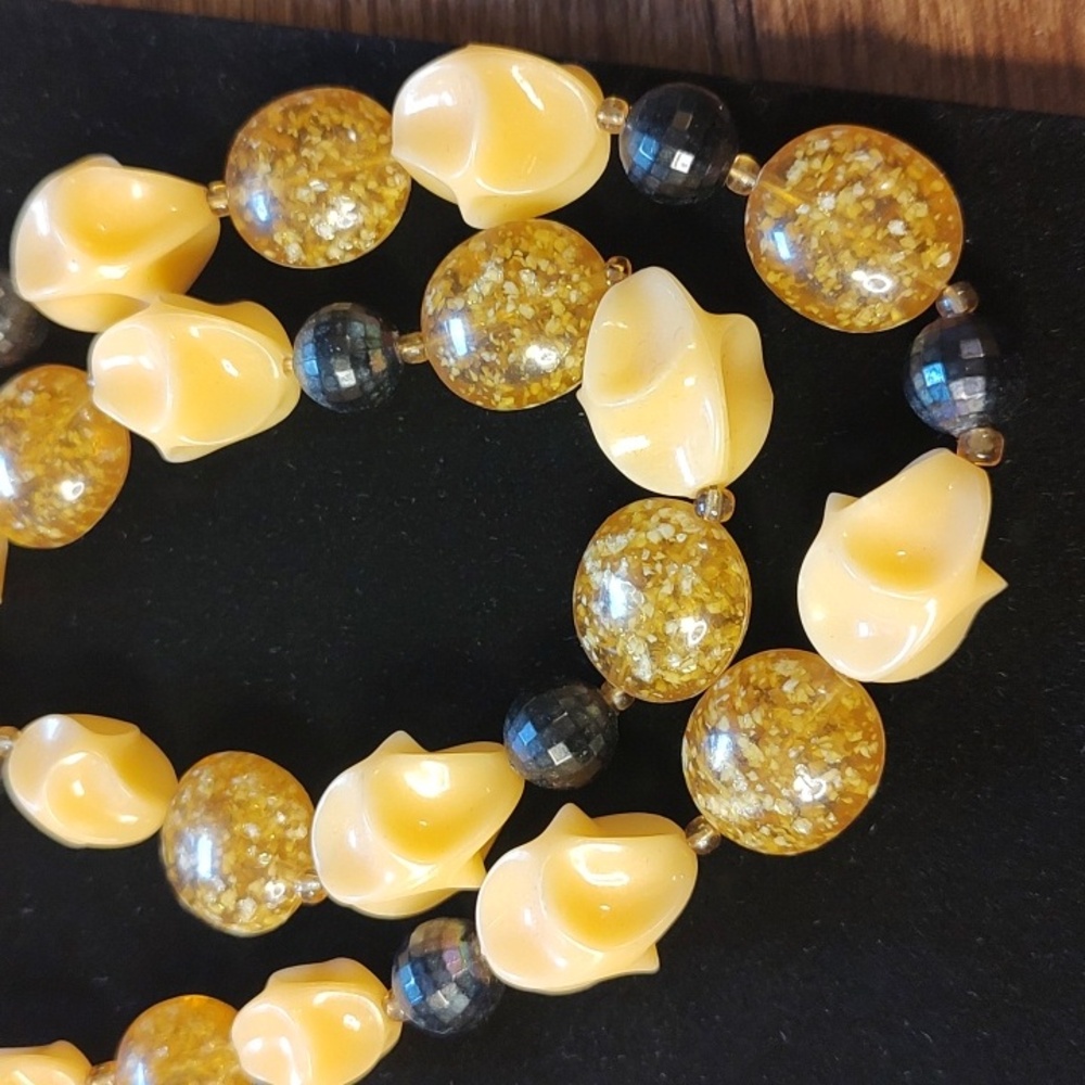 West Germany Beaded Necklace Set - Picture 3 of 8
